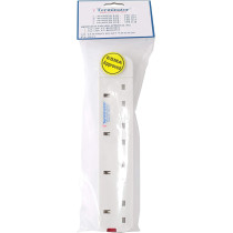 Terminator 4 Way UK Power Extension Cord TPB1119 Bar 4 Gang Without Cable