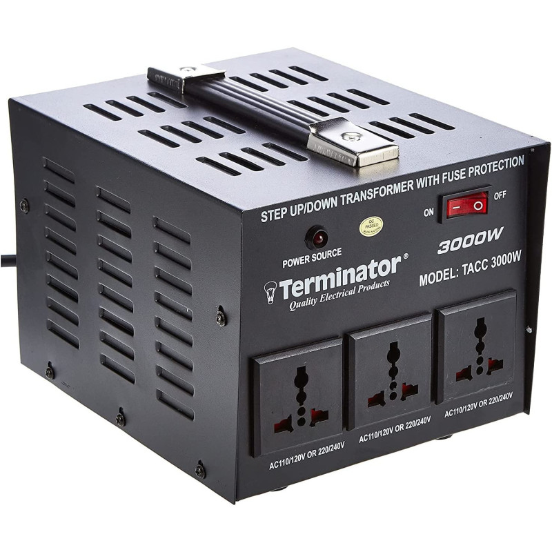 Terminator AC Voltage Converter Black, 3000 W - TACC3000W