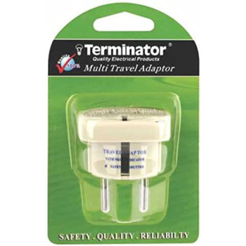 Terminator Multi Traveler Adapter With Shutter & Indicator (EU to Universal)