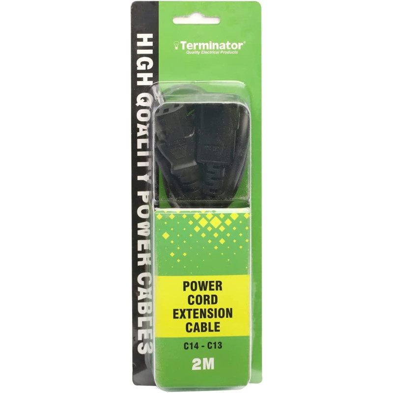Terminator High Grade Power Cable 2 Meter 13A (TC-2M-EC)