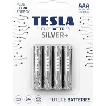 Tesla Battery AAA Silver+...