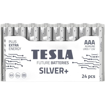 Tesla AAA Battery Silver+...