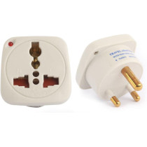 Terminator Multi Travel Adapter 110-250V 5A Power Plug with Safety Shutter and LED Indicator TL-20