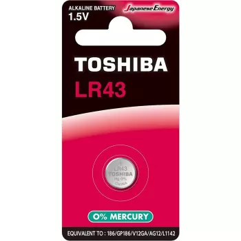 Toshiba LR43 Alkaline 1.5V...