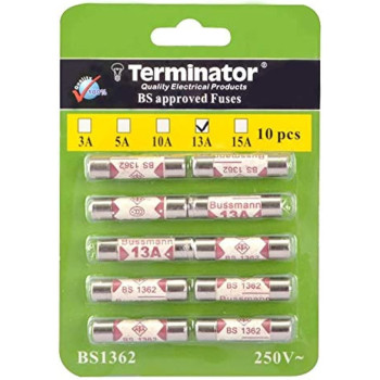 Terminator Porcelain Ceramic FUSe 13A 10 Pieces