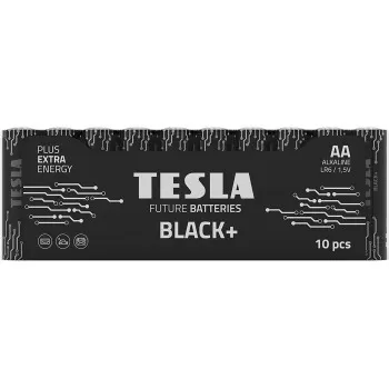 Tesla AA Battery Black+...