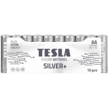 Tesla AA Battery Silver+...