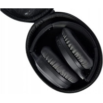 Toshiba Noise Cancelling Bluetooth Headphones | Wireless Over Ear Headphones | Bluetooth Headset with Microphone | 20 Hours of Talk & Music Time | 33 FT Operating Range | RZE-BT1200H(K), Black