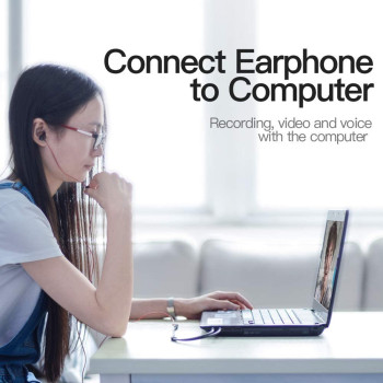 Vention 2 x 3.5mm male (mic and earphone) to 3.5mm female Audio Cable splitter ABS Type BBTBY