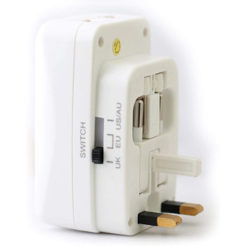 Terminator Travel Adapter Multi Plug with 2 USB Ports from Terminator - TTA 252