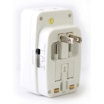 Terminator Travel Adapter Multi Plug with 2 USB Ports from Terminator - TTA 252
