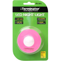 Terminator LED Night Light Sensor Operated 13A 110-220V Soft Light for Bedroom,Kitchen, Hallway, Stairs TNL301S (Rose)