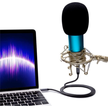 Vention 3.5mm Male to 6.35mm Male Nylon Braided TRS Stereo Audio Cable 1/8" to 1/4" Suitable for iPhone, Amplifier, Laptop, Home Theater, Guitar