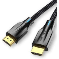 VENTION 8K HDMI Cable, HDMI 2.1 Cable, Ultra High Speed 48Gbps 8K,60Hz 7680P Dolby Vision, Enjoy The HD Vision of The Game, Compatible with PS5,PS4,PS3 (8K HDMI Cotton Braided)
