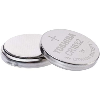 Toshiba CR1632 Lithium Coin Cell Battery 3.0V (0% Mercury) Equivalent to: DL1632, EC1632