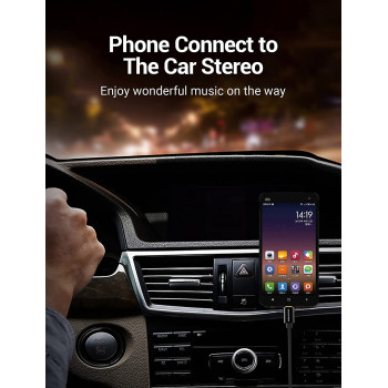 Vention 1.5 meter USB C to 3.5mm Aux Cable, Retractable Gold Plated Type-c to 3.5mm Audio Aux 3.5mm Male to USB-C Male Audio Stereo Cord Speaker Cable for Samsung Note8/S8,Moto Z !