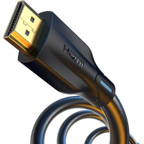 VENTION 8K HDMI Cable, HDMI 2.1 Cable, Ultra High Speed 48Gbps 8K,60Hz 7680P Dolby Vision, Enjoy The HD Vision of The Game, Compatible with PS5,PS4,PS3 (8K HDMI Round Cable)
