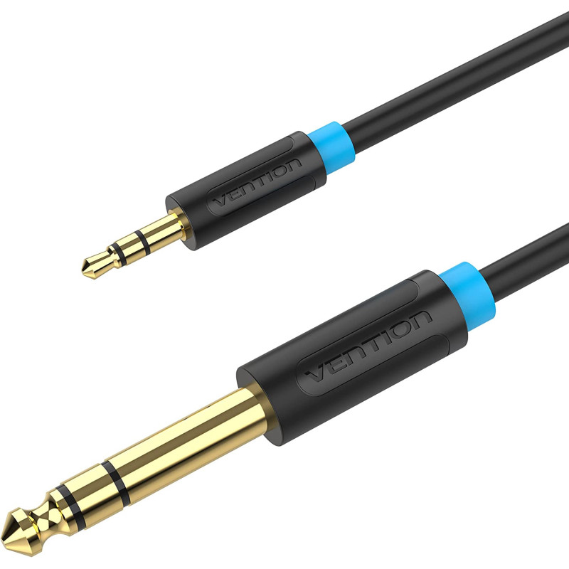VENTION 6.35mm to 3.5mm Stereo Jack Cable, 6.35mm 1/4 inch to 3.5mm 1/8 inch Audio Stereo Cable Male to Male for iPod, Laptop,Home Theater Devices, and Mixer Amplifiers