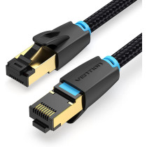 VENTION Cat 8 Ethernet Cable 40Gbps 2000MHz High Speed LAN Patch RJ45 Cable S/FTP Twisted Pair Network Cable for Switch, Router, Patch Panel, PS4, Xbox, Data Center (Cat.8 SFTP Braided)