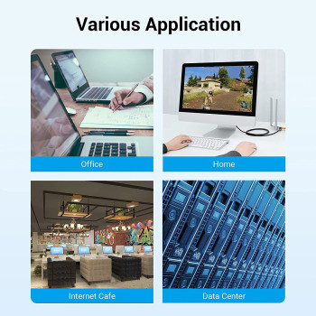 VENTION Cat 7 Ethernet Cable 10Gbps 600MHz High Speed LAN Patch RJ45 Cable SSTP Network Cable Compatible with Switch/Router/Modem/Patch panel/Access Point/patch fields (Cat.7 SSTP Round, 2 Meter)