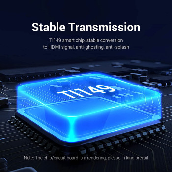 Vention Cable, 4K,30Hz DP Male to HDMI Male Gold Plated HAG series for PC, Laptop, TV, Projectors, Monitors Gold-Plated (DP to HDMI 2.0, 1 Meter)