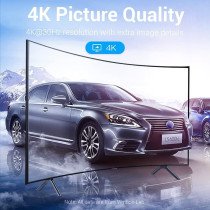 VENTION Cable, 4K,30Hz DP Male to HDMI Male Gold Plated HAG series for PC, Laptop, TV, Projectors, Monitors Gold-Plated (DP to HDMI 4K)