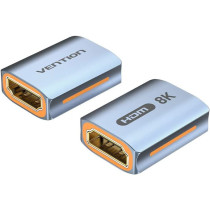 Vention Adapter Extender HDMI Female to Female - Gold Plated Interface 8K,60Hz HDMI 2.1 support 48Gbps bandwidth aluminum alloy shell (Pack of 2, 8K Extender)