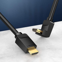 Vention AAQBG HDMI Angle Cable 4K HDMI 2.0 Cable HDMI 270 Degree Angle Adapter for Apple TV PS4 Splitter Video Audio (270 Degree, 1.5 METER 270 DEGREE)