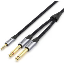 VENTION Audio Guitar Mixer Amplifier Speaker Cable (3.5mm to 2X 6.5mm)
