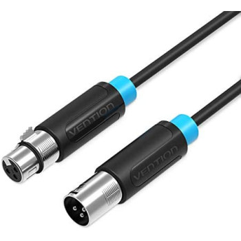 Vention BBFBN XLR Extension Cable Male to Female Mono for Sound Mixer 15 Meter