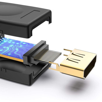 Vention AIRB0 HDMI female to female coupler adapter HDMI 2.0 connector 4k 3840 * 2160P HDMI (Pack of 1, Extender)