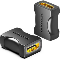 Vention AIRB0 HDMI female to female coupler adapter HDMI 2.0 connector 4k 3840 * 2160P HDMI (Pack of 2, Extender)