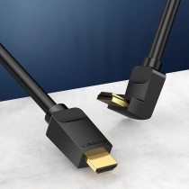 Vention AAQBG HDMI Angle Cable 4K HDMI 2.0 Cable HDMI 270 Degree Angle Adapter for Apple TV PS4 Splitter Video Audio (90 Degree)