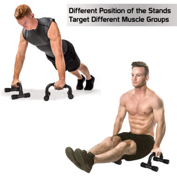 1 Pair of Push Up Bar Stands I-Type Handles Fitness Equipment Gym Home Muscle Training Tools Hot selling