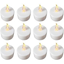 12 pcs/set Led flickering battery operated tea light