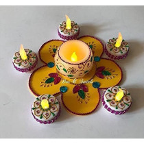 12 pcs/set Led flickering battery operated tea light