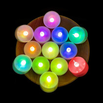 12 pcs/set Led flickering battery operated tea light