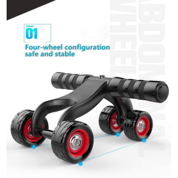 SPALL IMPEX Ab Wheel Roller Abdominal Trainer with Knee mat - Z3