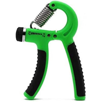 Adjustable Resistance Hand Grip 10-40 Kg - Green/Black