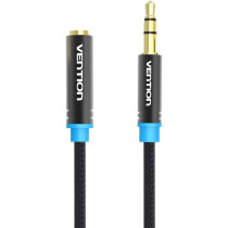 Vention Audio Extension Cable, Vention 3.5mm Stereo Male to Female Headset Extension Cable Cotton Braided Stereo Jack Cord for Apple iPhone, Headphone,Smartphones & Tablets, MP3 Players 0.5M