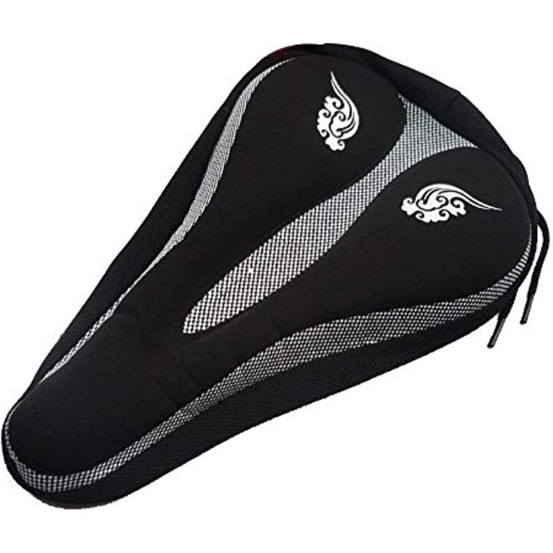 Bike Seat cover Soft Wide Exercise Bicycle Cushion For Bike saddle, Comfortable Cover Fits Cruiser And Stationary Bikes, Indoor Cycling