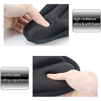 Bike Seat cover Soft Wide Exercise Bicycle Cushion For Bike saddle, Comfortable Cover Fits Cruiser And Stationary Bikes, Indoor Cycling
