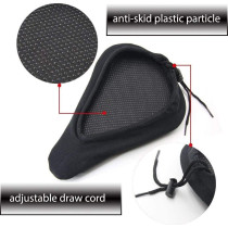 Bike Seat cover Soft Wide Exercise Bicycle Cushion For Bike saddle, Comfortable Cover Fits Cruiser And Stationary Bikes, Indoor Cycling