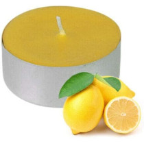BUY4LESS - Tea Light Scented Candle 50 pieces (Lemon, 50 pieces)