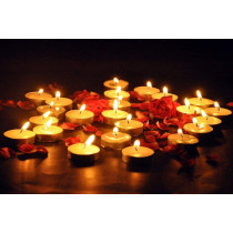 BUY4LESS - Tea Light Scented Candle 50 pieces (Strawberry, 40 Candle)