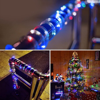 BUY4LESS - USB 10 Meters 100 LED Multicolor Lights Flexible Tube with Remote Control and Timer, Outdoor and Indoor, IP65 Waterproof for Party, Camping, Bedroom, Garden, Kids Room, Christmas Decoration