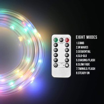 BUY4LESS - USB 10 Meters 100 LED Multicolor Lights Flexible Tube with Remote Control and Timer, Outdoor and Indoor, IP65 Waterproof for Party, Camping, Bedroom, Garden, Kids Room, Christmas Decoration