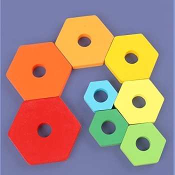 BUY4LESS - Wooden Kids Educational (Double Tower)