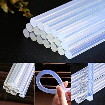 BUY4LESS Glue Gun Stick (Transparent, 25 Pieces, 11x300mm)