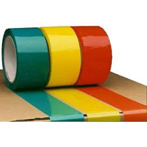 Vira Color Packing Tape - Pack of 6 (50 Yard, Orange)